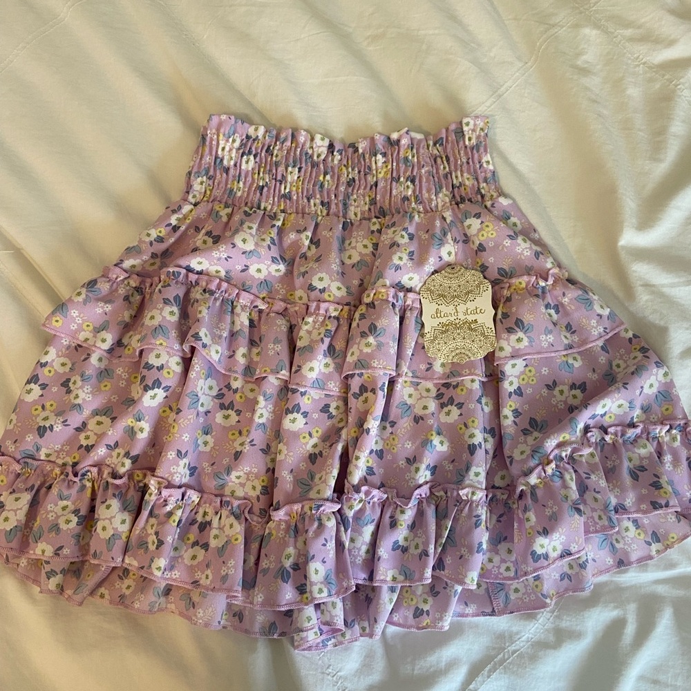 Floral Preppy Skirt
